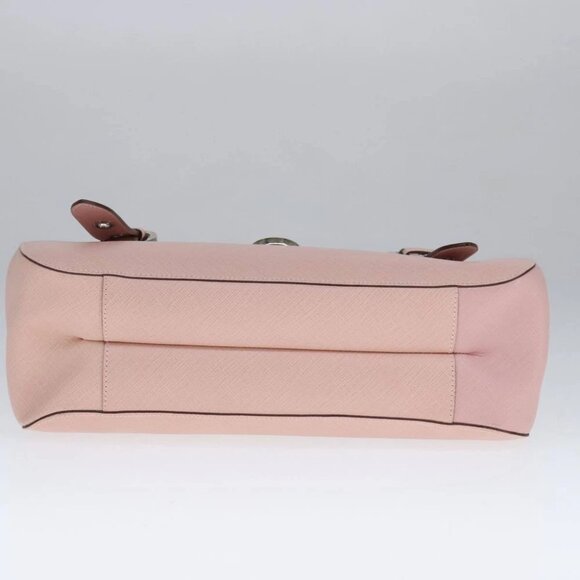 Salvatore Ferragamo Gancini Hand Bag Leather Pink Auth 108902V - Picture 6 of 16